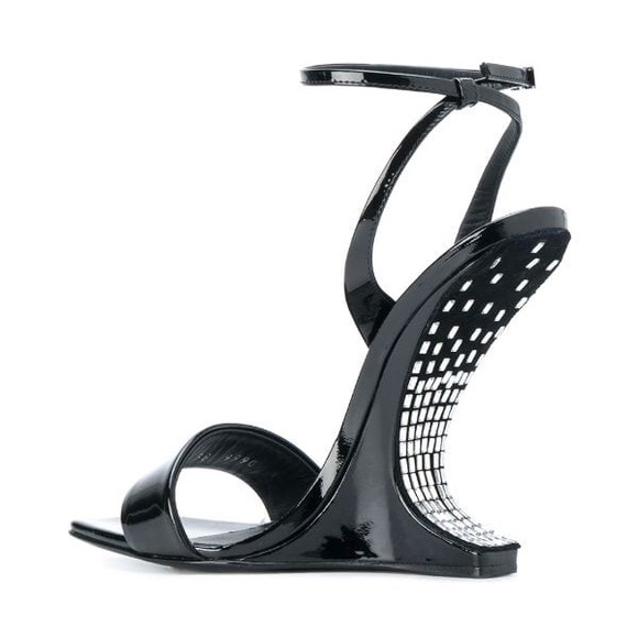 💫Giuseppe Zanotti💫Picard Crystal Wedge Sandals💎 - Picture 3 of 8